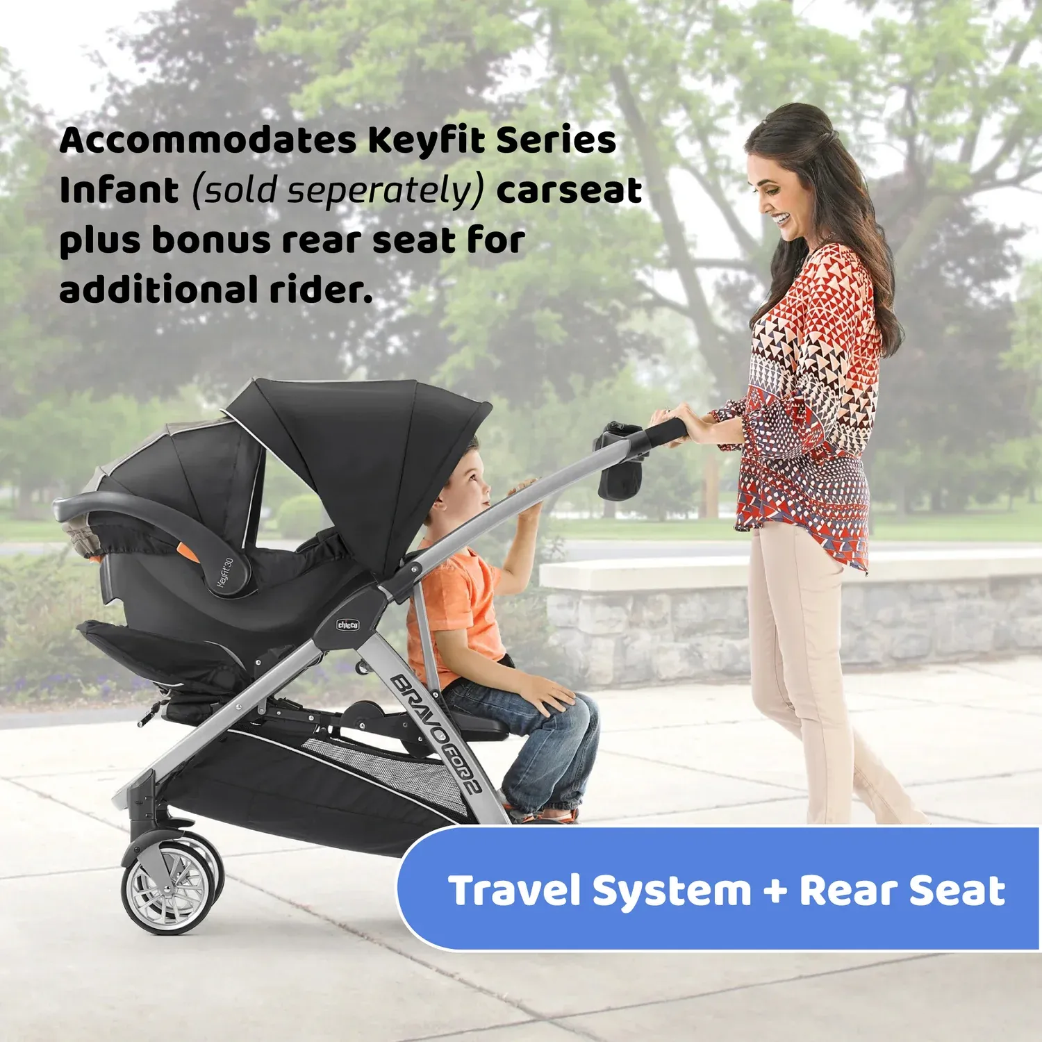 Bravo For 2 LE Stroller- Iron