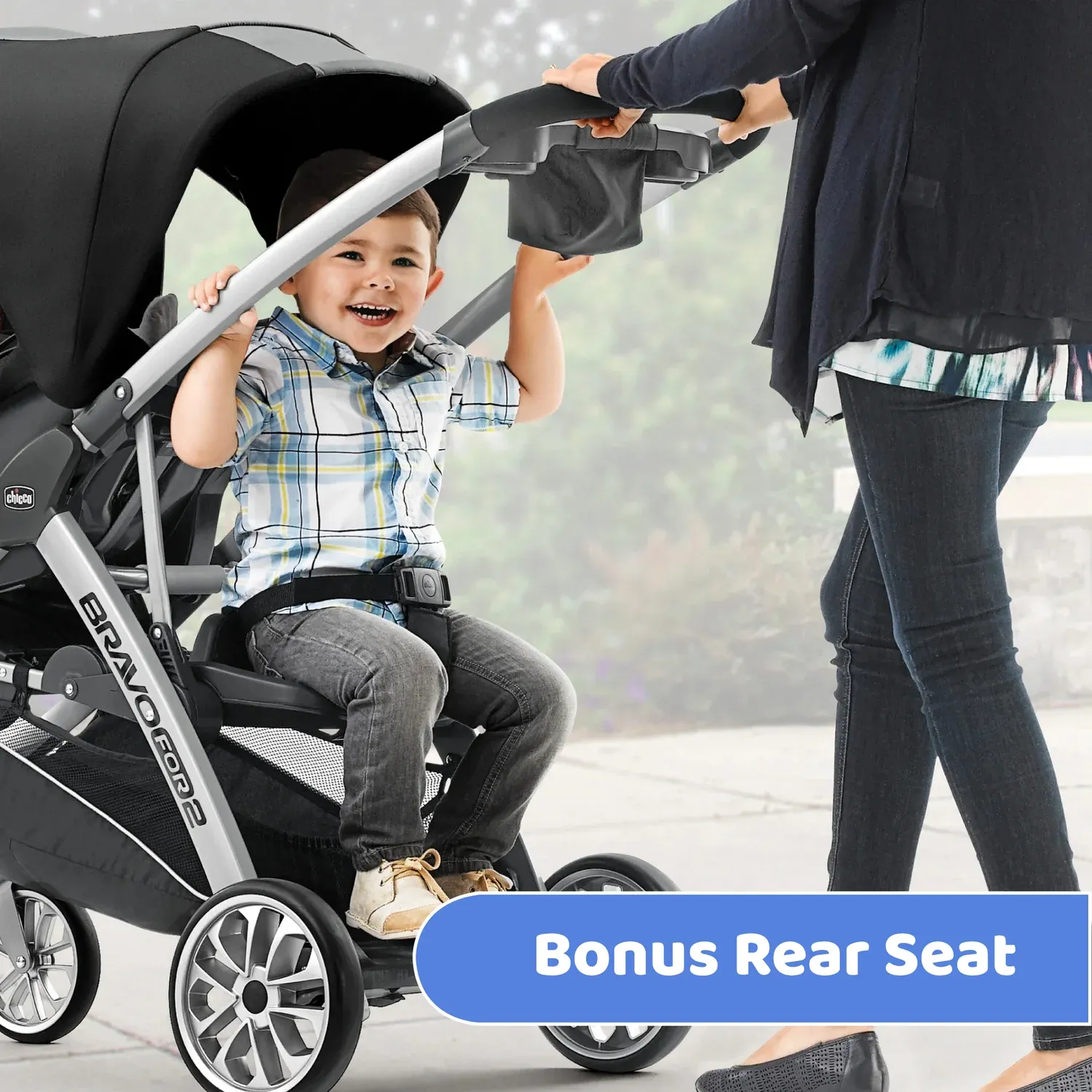 Bravo For 2 LE Stroller- Iron