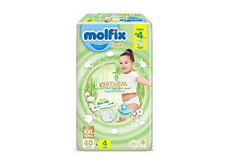 Baby Diapers Taped